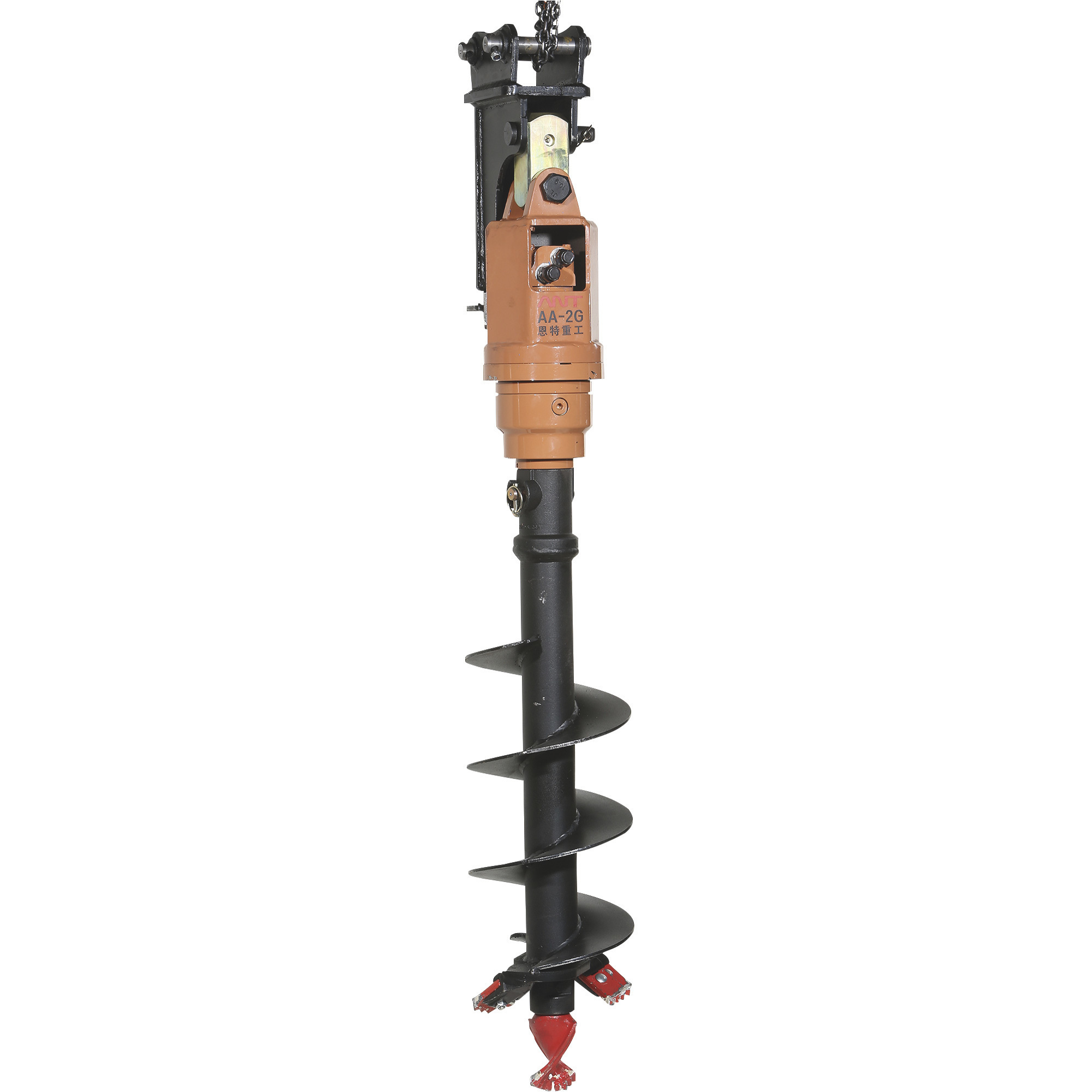 NorTrac Auger Attachment for Mini Excavator Item# 1111419, 11.81in. Dia. x 47.25in.L